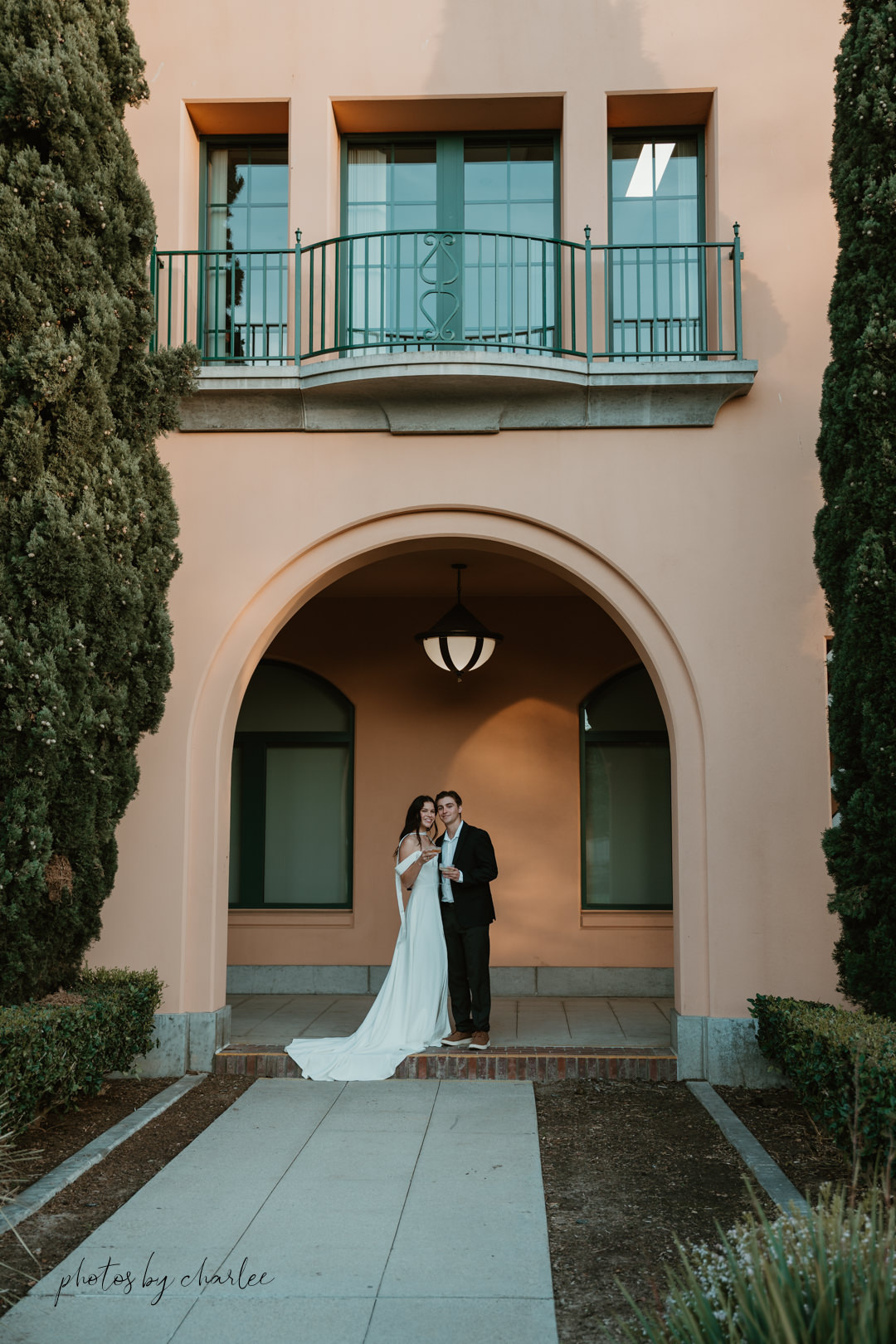 Historic Spanish-Mediterranean architecture at Liberty Station, a popular San Diego elopement venue